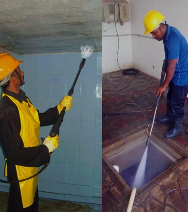 Large sump cleaning